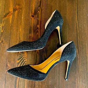 International Concepts Sparkle Black Heel